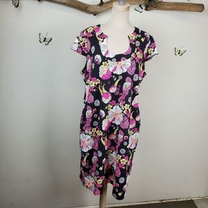 Sunsets and sweet tea floral shift dress